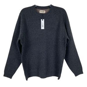 Taylor Stitch The Double Knit crewneck sweater in charcoal gray various sizes
